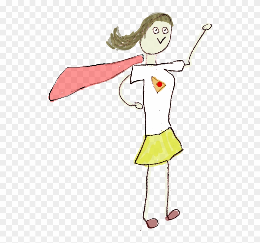 My Mommy Daddy Is An Entrepreneur And She He Is A Superhero - Cartoon Clipart
