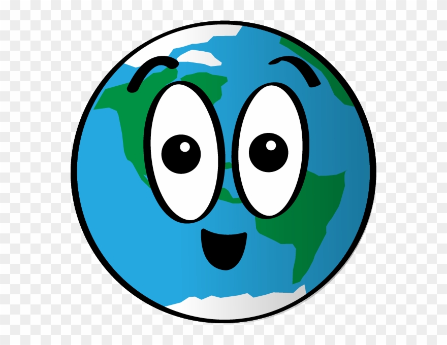 Illustration Of Earth - Cartoon Earth Thank You Clipart