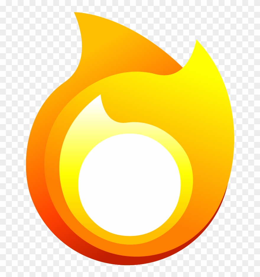 Flame - Circle Clipart