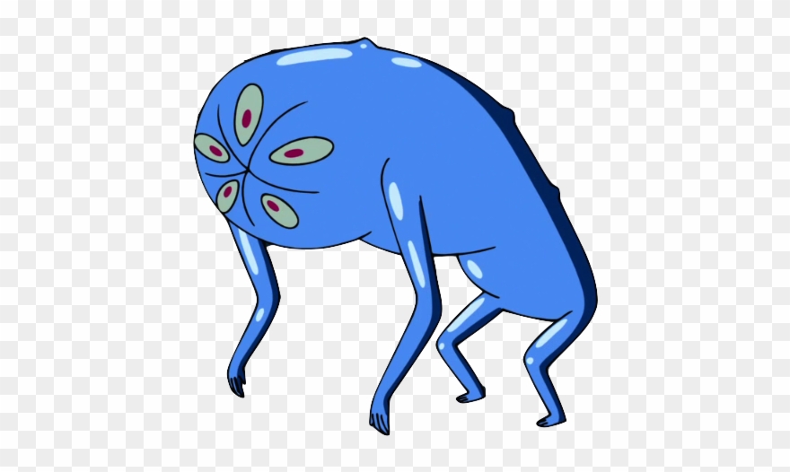 Warren Ampersand - Adventure Time Blue Jake Clipart