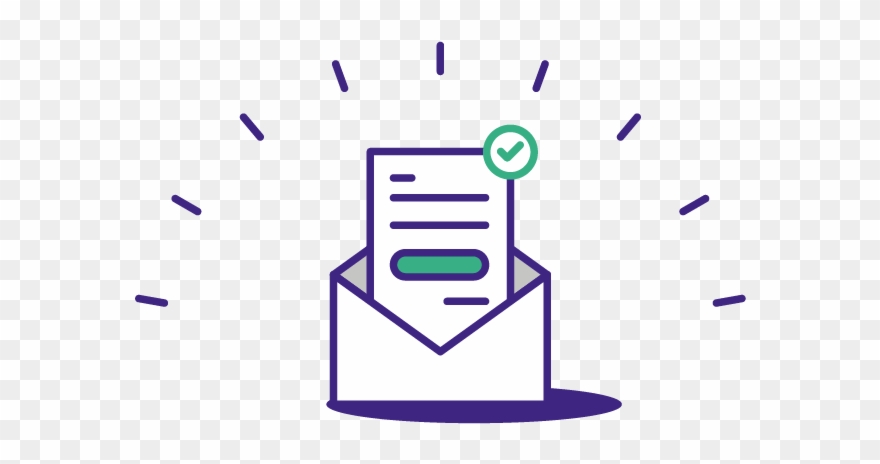 Email Confirmation Vector Illustrator Minimal Simple Clipart