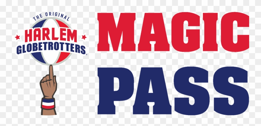 Harlem Globetrotters Magic Pass Clipart
