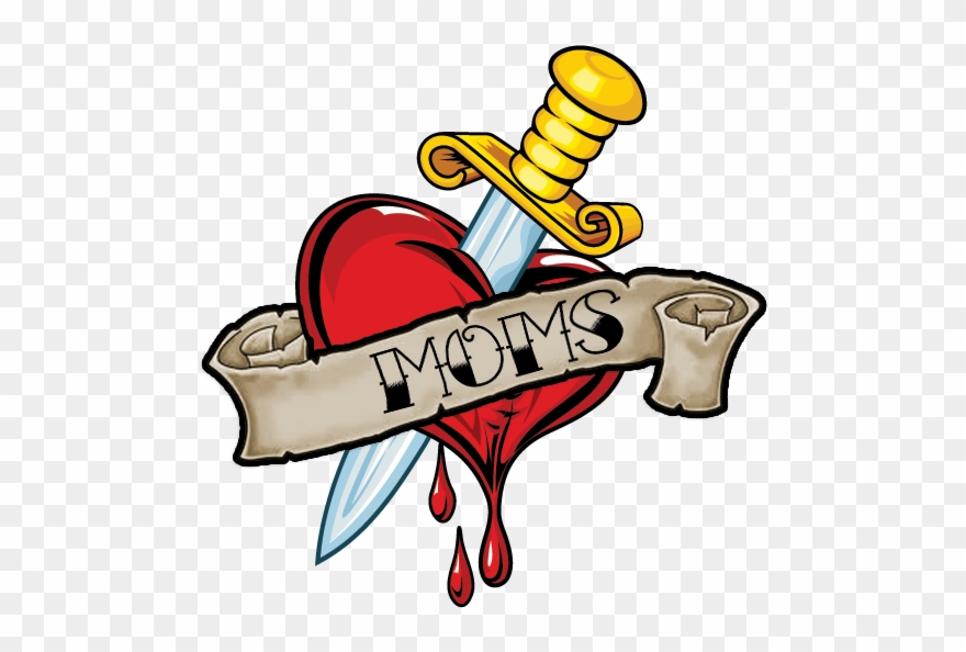 Angry Mom Png - Corazón Con Alas Para Dibujar Clipart