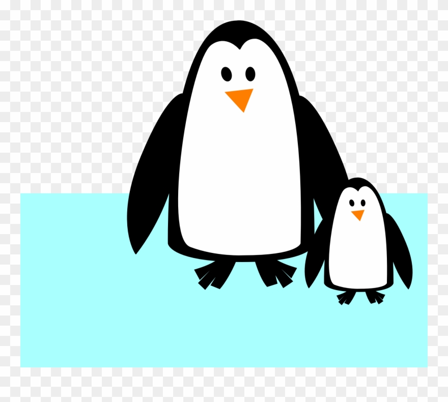 Baby Penguins Name - Mother Penguin Clipart Png Transparent Png