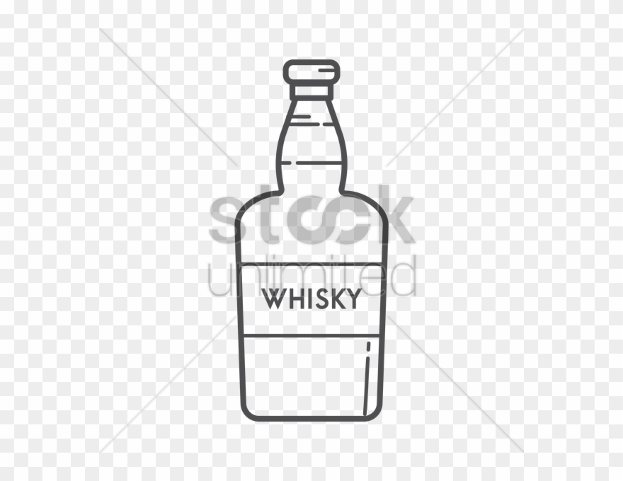 Whisky Clipart Alcohol Bottle - Drink - Png Download