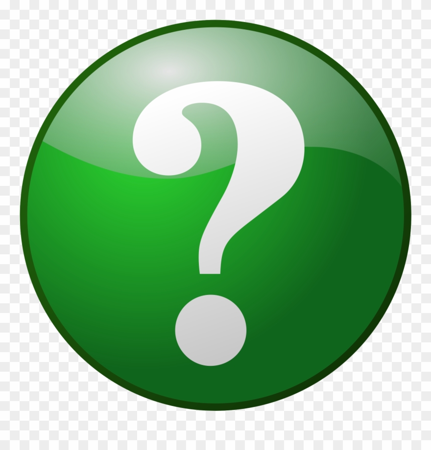 Big Image - Big Green Question Mark Clipart
