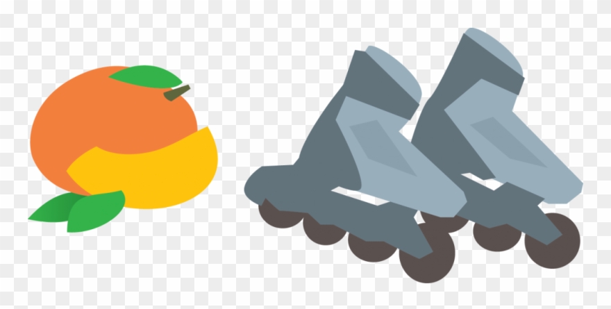 Mangos And Rollerblades - Animated Roller Blades Clipart