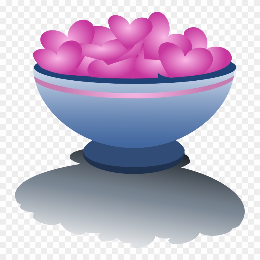 Bowl Of Hearts Clipart