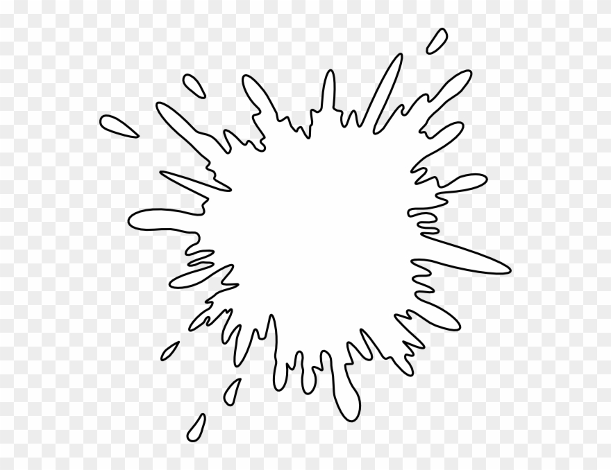 Wight Paint Splashes Png Clipart