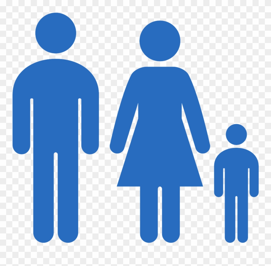 $56,709 - Family With A Household Icon With Color Clipart