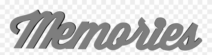 Memories Tiny Word - Bible Clipart