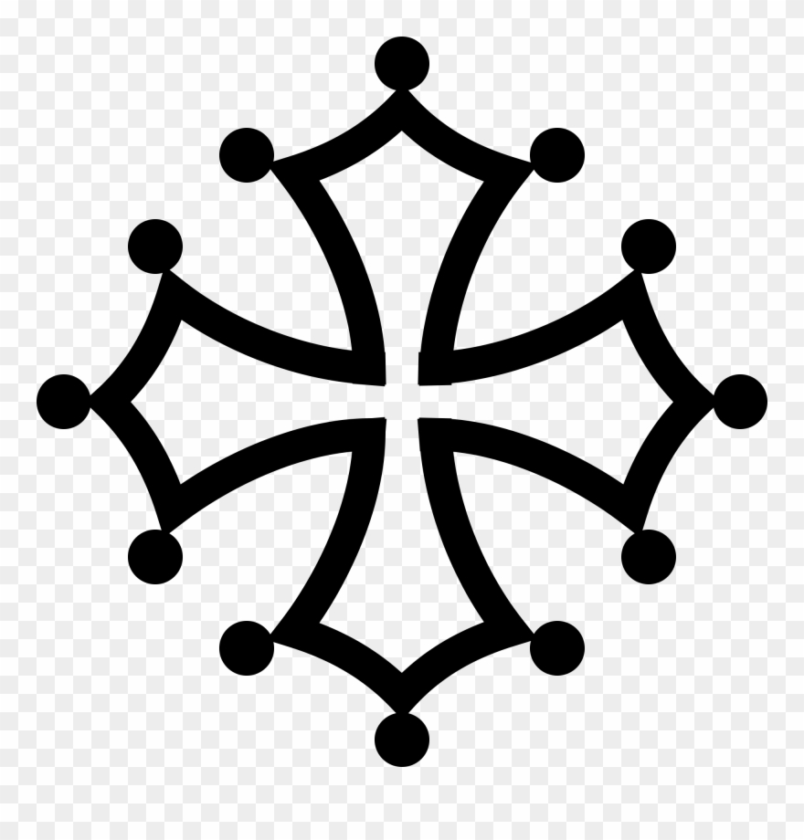 Catharism - Cathar Cross Clipart