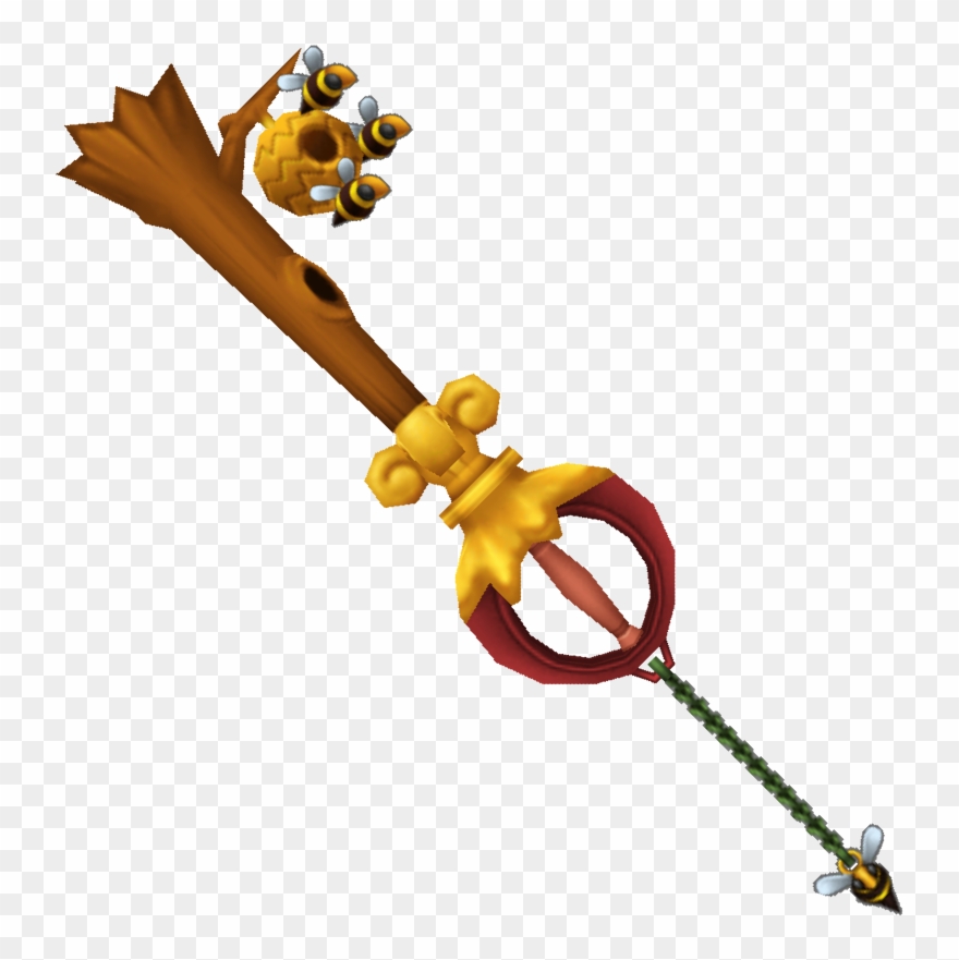 Sweet Memories - Kingdom Hearts Keyblade Pooh Clipart