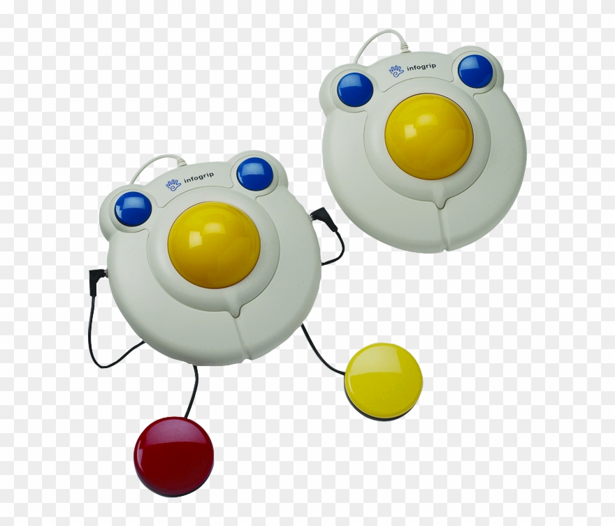 Ablenet Bigtrack Trackball Mouse Clipart