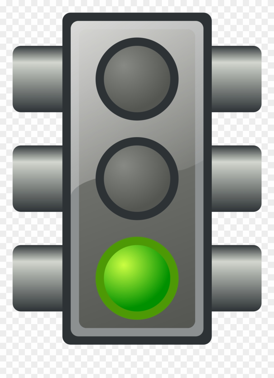 Green Traffic Light - Green Traffic Light Clipart - Png Download