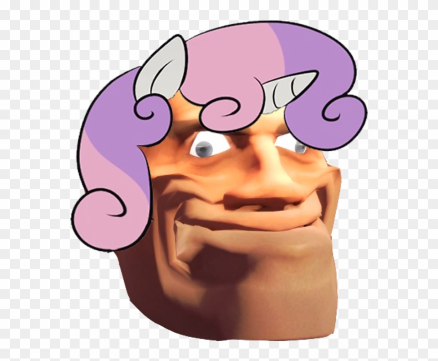 Sweetie Belle Loves Her So- Never Mind - Face For Turbo Dismount Clipart