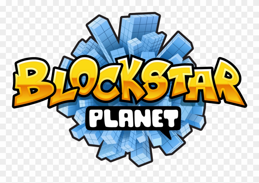 Join Our World And Build Your Own Multiplayer Games - Blockstar Planet Logo Clipart