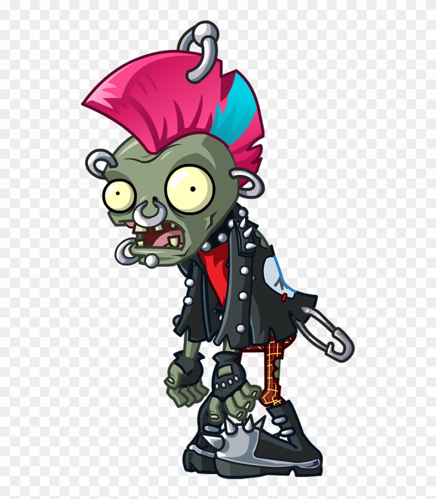 Zombie Free Png Image - Pvz 2 Zombies Neon Mixtape Tour Clipart