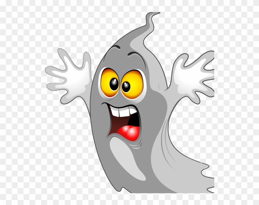 Ghostfellas - Scared Ghost Clipart