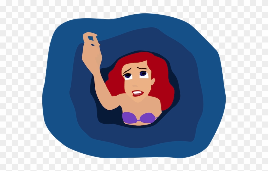 Since Mermaids Don't Have Souls, Ariel Must Spend 300 - Illustration Clipart