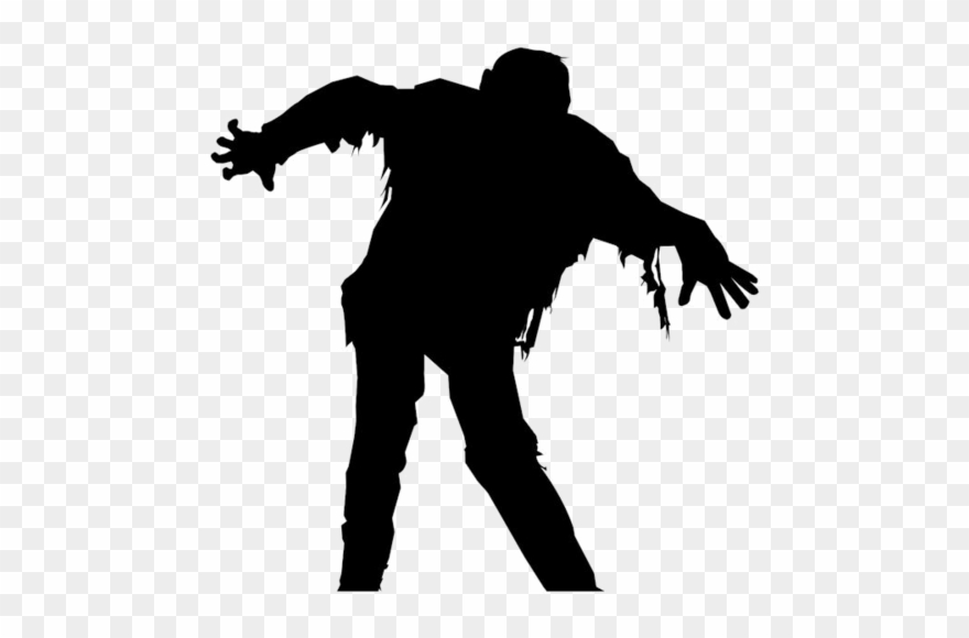 Dancing Window Silhouettes Google - Zombie Dancing Png Clipart