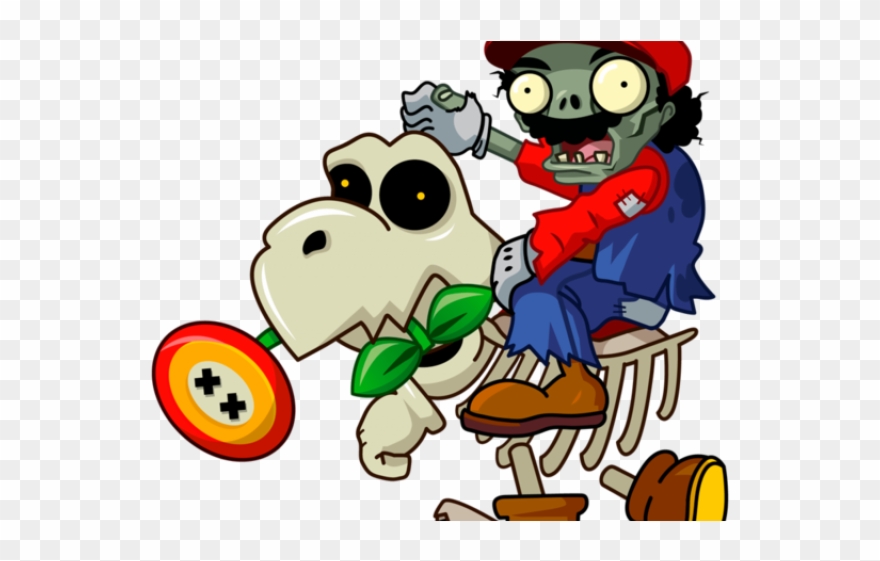 Zombie Clipart Mario Bro - Plants Vs Zombies Png Transparent Png