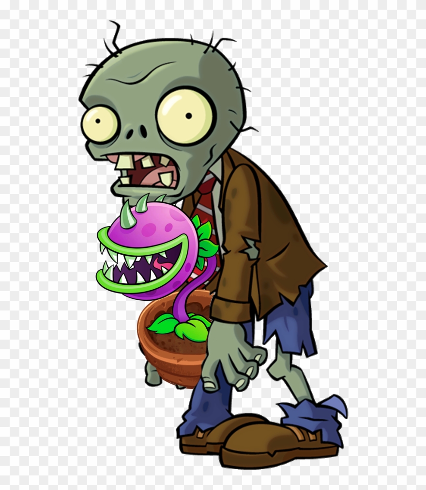 Plants Clipart Zombie - Zombies De Plants Vs Zombies - Png Download