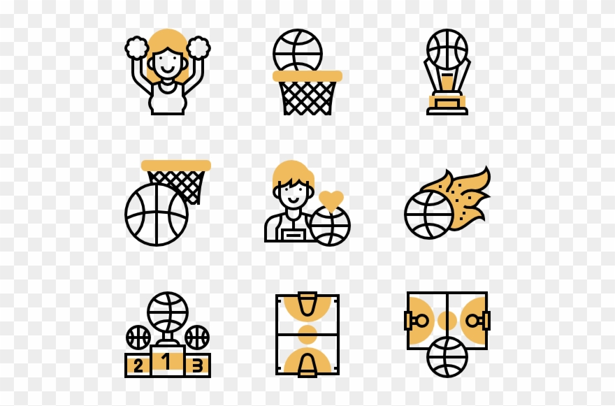 Basketball - Icon Clipart