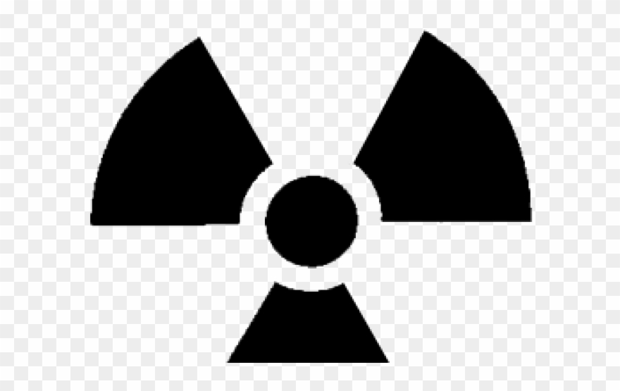 Radioactive Clipart Gamma Ray - Radiation Symbol - Png Download