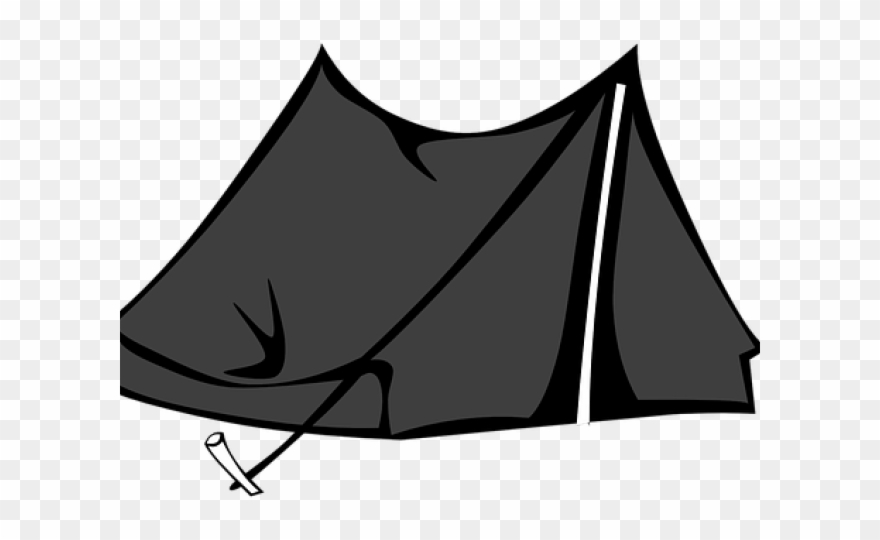 Camping Clipart Pup Tent - Tent Clipart - Png Download
