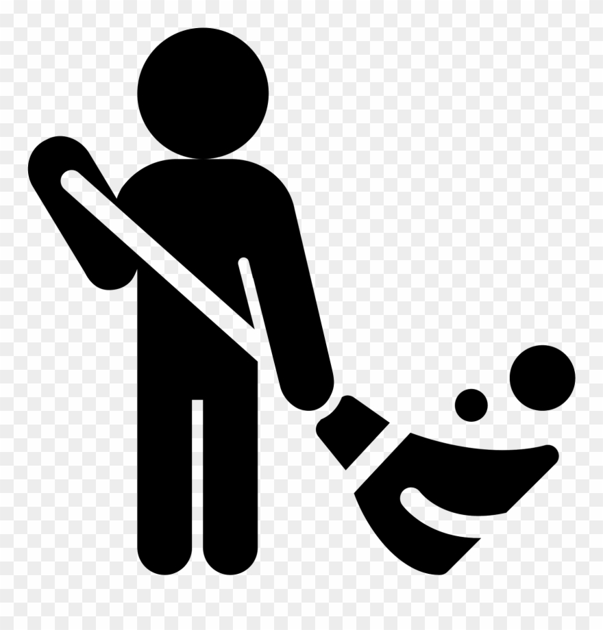 Janitor Filled Icon - Icone Ménage Png Clipart