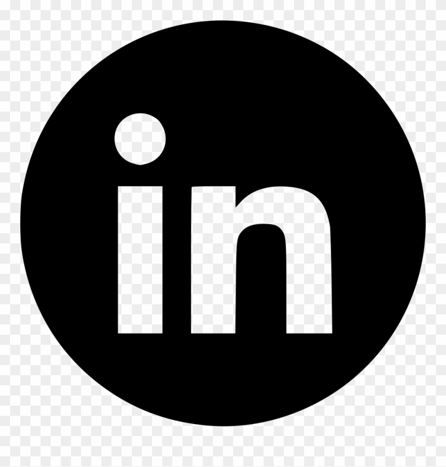 Banner Black And White Download Linkedin Svg - Instagram Circle Vector Logo Clipart
