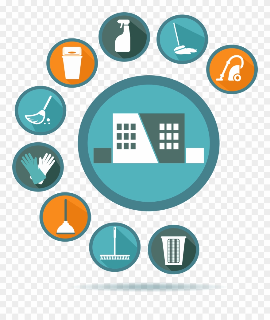 Janitorial Services Perfection & Customer Care - Au Pair Icon Clipart