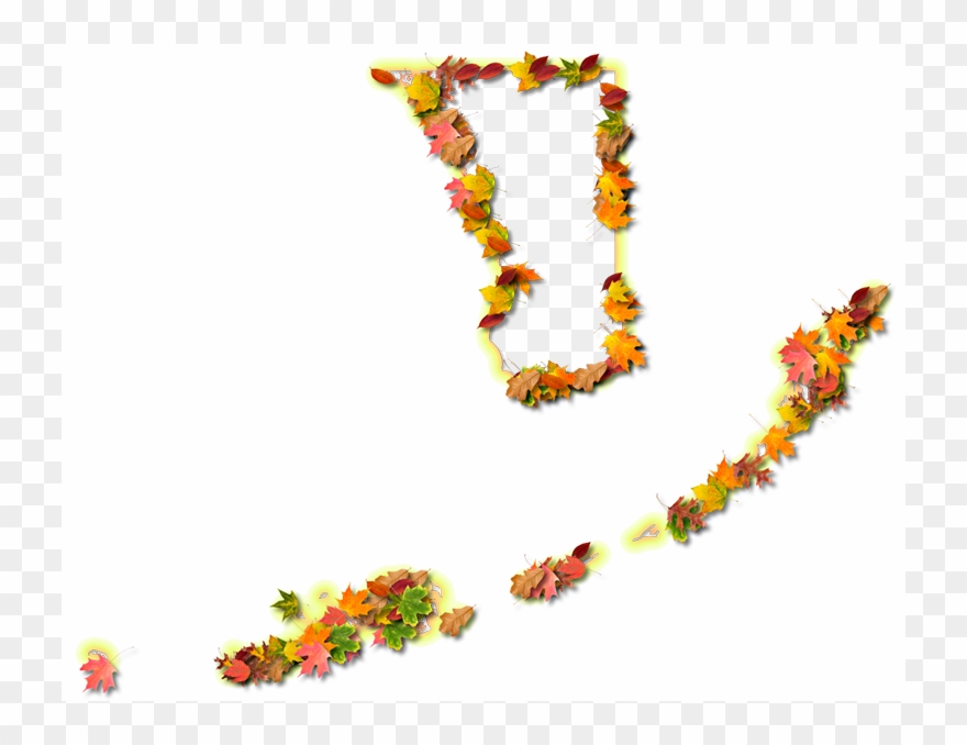 A Yellow And Orange Outline Map Of Monroe With Fall - Portable Network Graphics Clipart