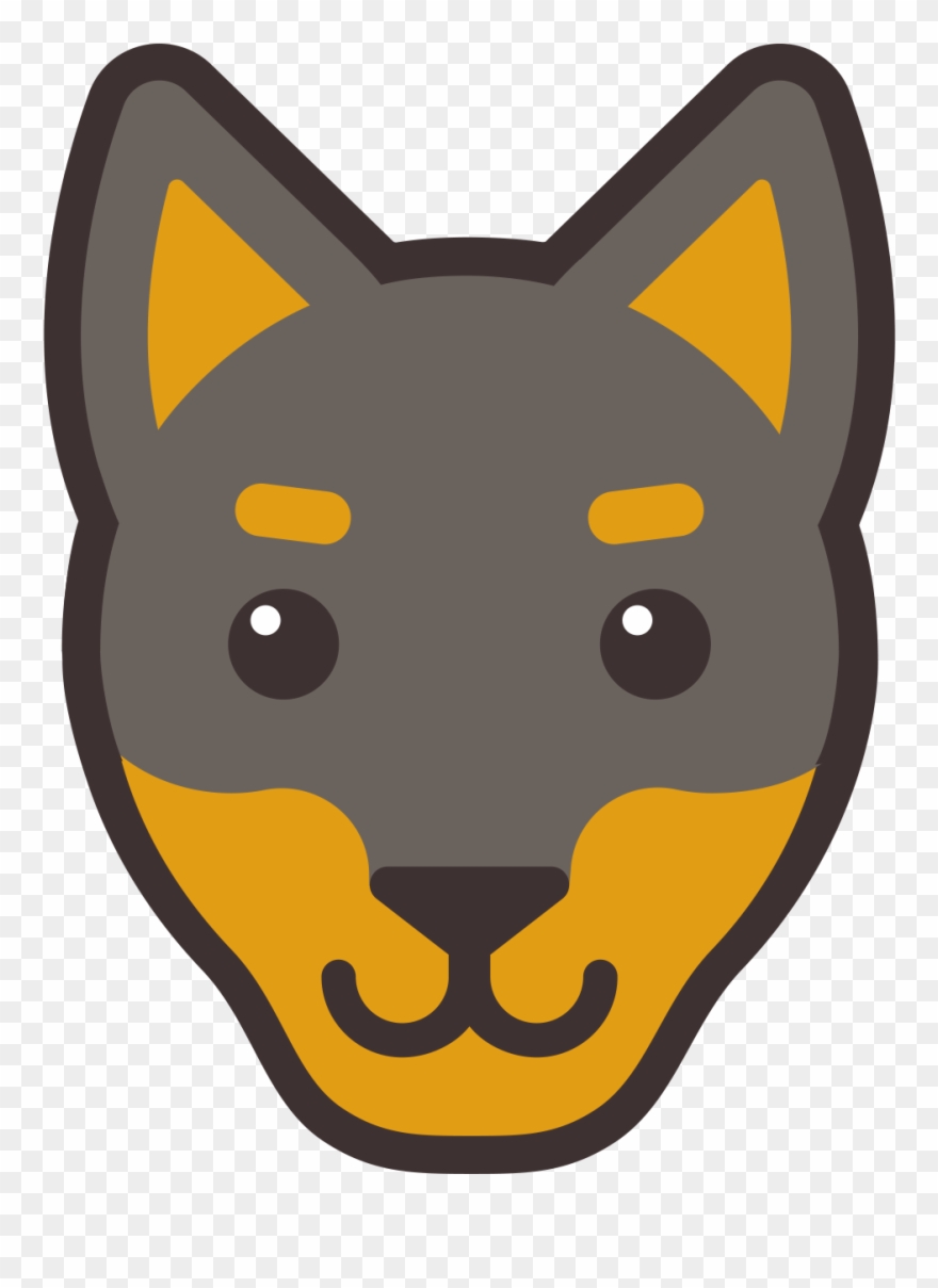 Dislike - Scary - Cute Cartoon Dog Clipart