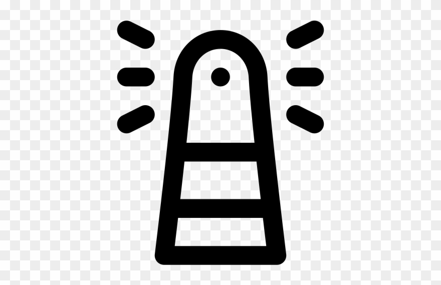Lighthouse Rubber Stamp Clipart