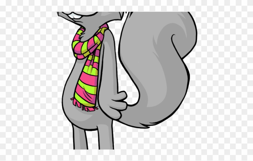 Gray Squirrel Clipart Cartoon - Gray Squirrel Cartoon - Png Download