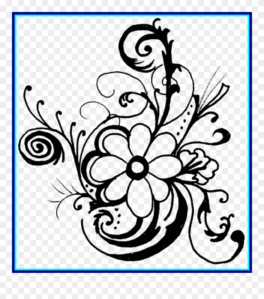 Banner Black And White Download Unbelievable Hawaiian - Rose Flower Clip Art - Png Download