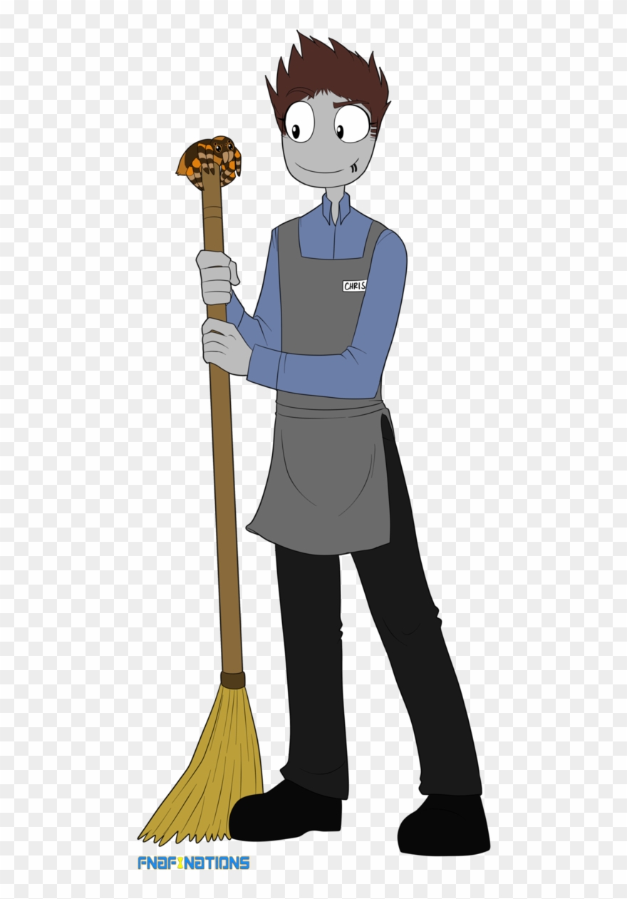 Png Freeuse Download Chris Lee Freddy S W Boris By - Fnaf Chris The Janitor Clipart