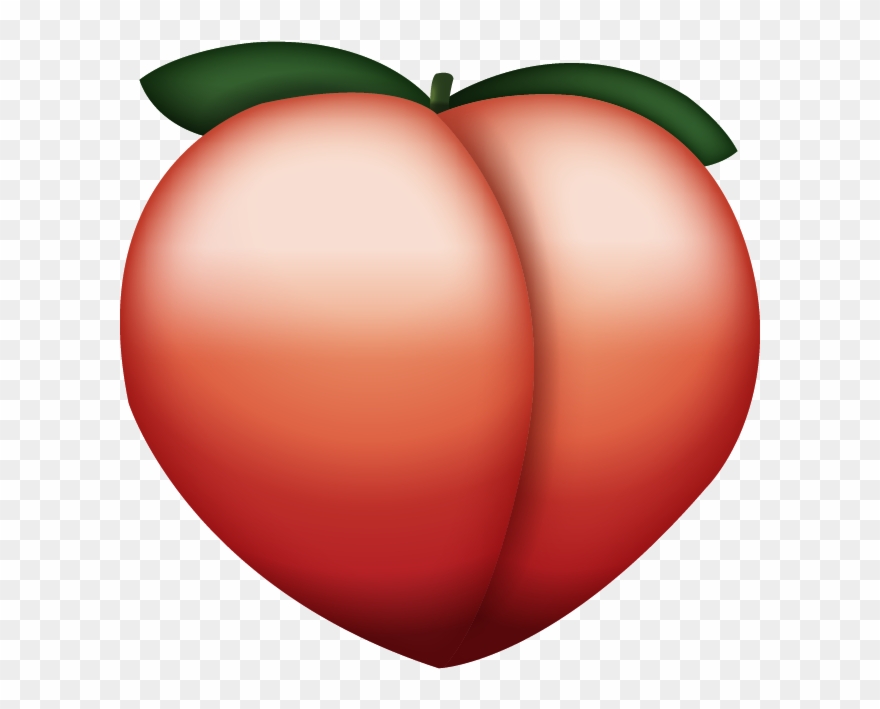 Download Vector File - Peach Emoji High Res Clipart
