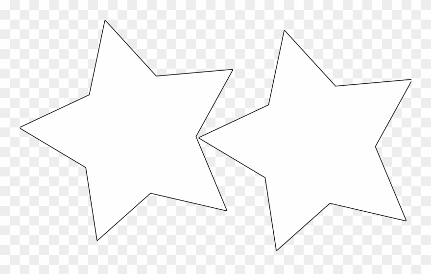 Star Garland Template Clipart