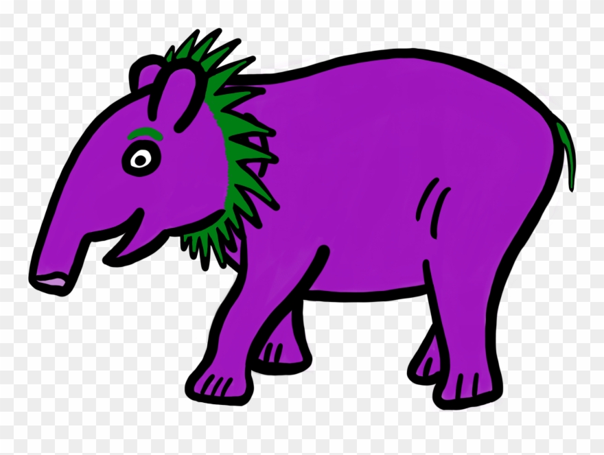 Zoey, The Tapir, Is A Member Of The Endangered Species - Endangered Species Clipart