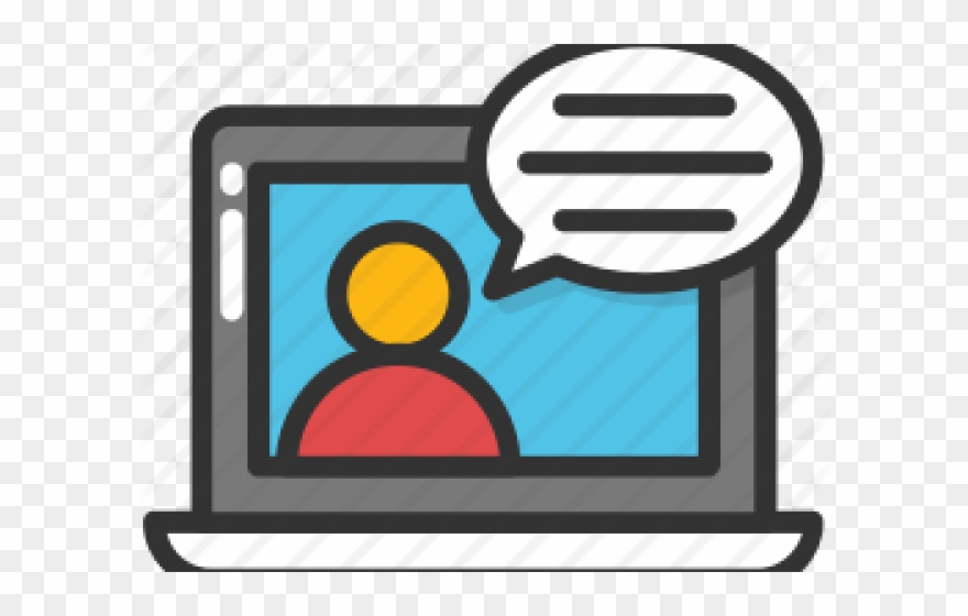 Live Chat Clipart Internet Communication - Internet - Png Download