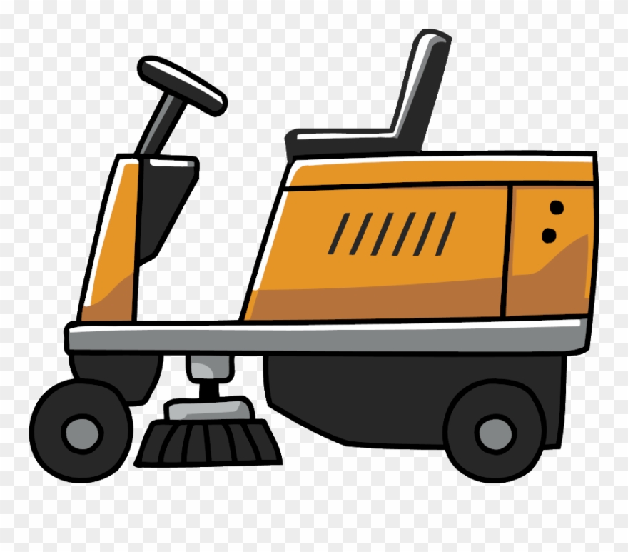 Svg Transparent Street Sweeper Clipart At Getdrawings - Scribblenauts Unlimited Snow Vehicle - Png Download