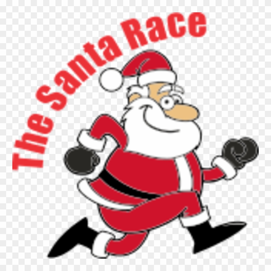 Santa Claus Running Clipart