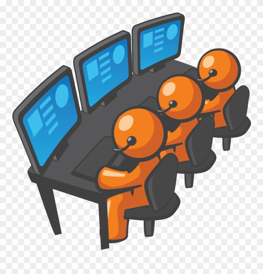 Computer & Tech Services - Call Center Seats Cartoons Clipart