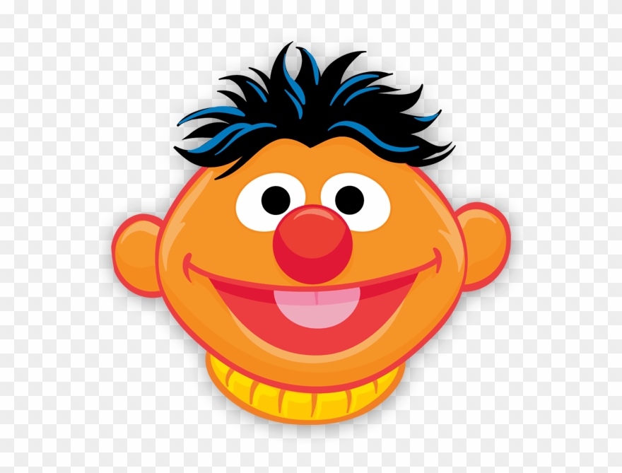 Stickers For Kids Ernie Zoe Sesame Street Characters - Sesame Street Ernie Face Clipart