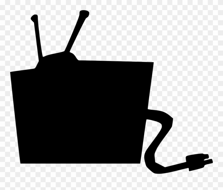 Television Computer Icons Black And White Download - Television Clipart