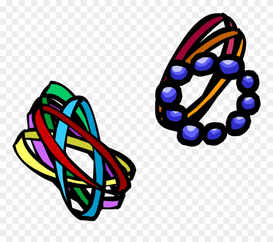 Mixed Bracelets Clothing Icon Id - Club Penguin Bracelets Clipart