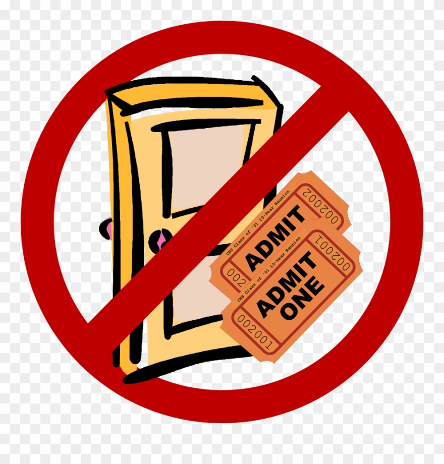 There Are 100's If Not 1,000's Of Mistakes Charities - Admit One Roll Tickets Clipart